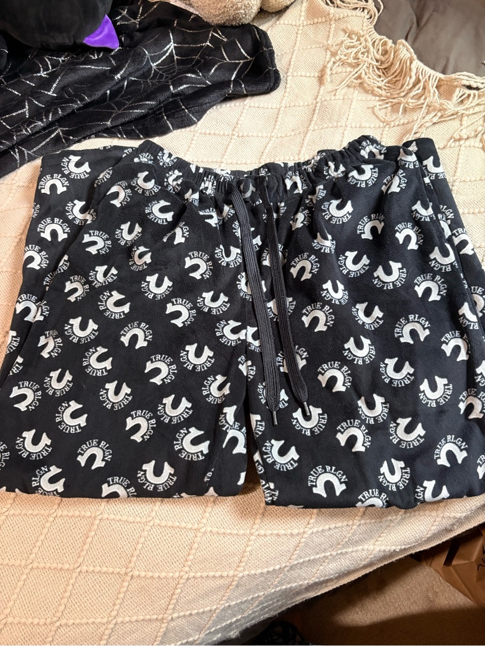True Religion Black sweatpants